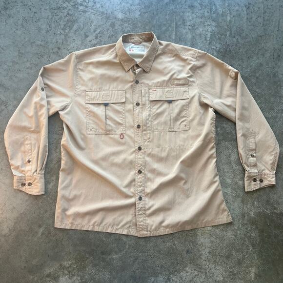 Eddie Bauer Other - Eddie Bauer Sport Shop Fishing Shirt XL Tan Gorpcore Utility Vent